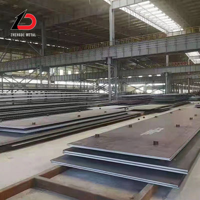 S235j2 صفحه فولادی آلیاژ پایین 6m 12m ابعاد سفارشی گرم رول شده