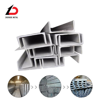 S330 Ss400 فولاد ساختاری H گرم 100*55*5*8.5 120*60*5.5*9 فولاد کانالی Cu سفارشی
