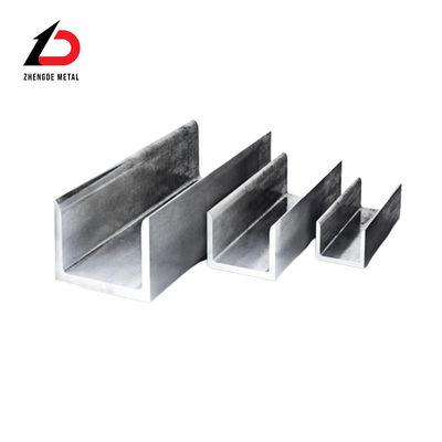 فولاد کربن A36 کانال C با قیمت رقابتی 41X41 41 * 21 فولاد U کانال گالوانیزه داغ DIP