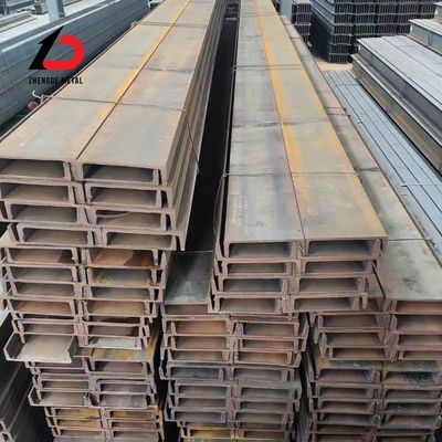 فولاد کربن A36 کانال C با قیمت رقابتی 41X41 41 * 21 فولاد U کانال گالوانیزه داغ DIP