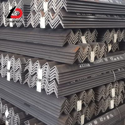 میله زاویه ای از فولاد کربن گرم رول شده ASTM A36 A53 Q235 Q345 طول سفارشی