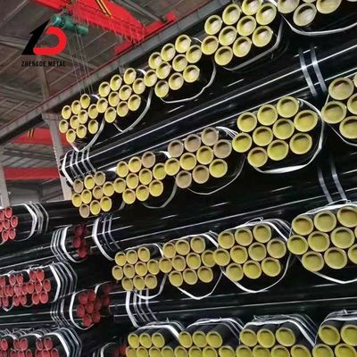 خط لوله فولاد کربن A106 Grb A53 Grb API 5L X42/X52/X65/X70/X80 A333 لوله بدون درز فولاد آلیاژ Sch40 Sch80 لوله بدون درز فلوئید گاز