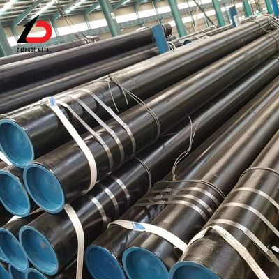 ASTM A53 A106 جدول بزرگ 40 Gr B ERW لوله فولاد کربن برای لوله گاز نفتی