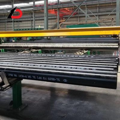 صنعت نفت و گاز حمل و نقل 5.8m 6m ابعاد سفارشی عرضه کارخانه API 5L X60n لوله فولادی بدون درز