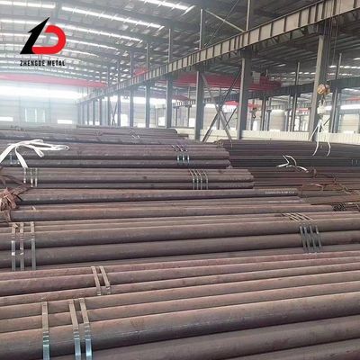 ASTM A36 A53 4130 42CrMo 15CrMo St37 C45 Sch40 A106 آلیاژ لوله یا لوله دور بدون درز از فولاد کربن برای مواد ساختمانی
