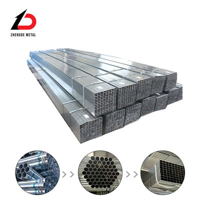 ASTM DN60 80 Sch.20 40 لوله گرد گالوانیزه مربع مستطیل لوله مربع گالوانیزه دیواره نازک دیواره ضخیم قطر بزرگ گالوانیزه فولاد جوش لوله نقطه سهام