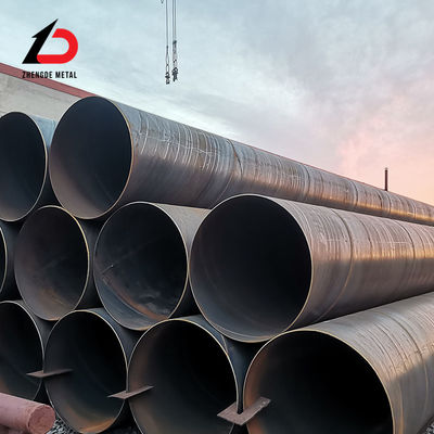 A106 A36 A53 6mm-20mm لوله فولادی ضخیم SSAW 609 mm لوله فولادی جوشیده شده مارپیچ مورد استفاده برای لوله نفت و گاز
