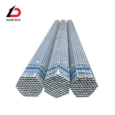 قطر سفارشی 20mm 35mm 40mm 4 اینچ Dx53D + Z Z100 Z275 گرم غوطه ور گرد لوله گالوانیزه لوله گرد گالوانیزه
