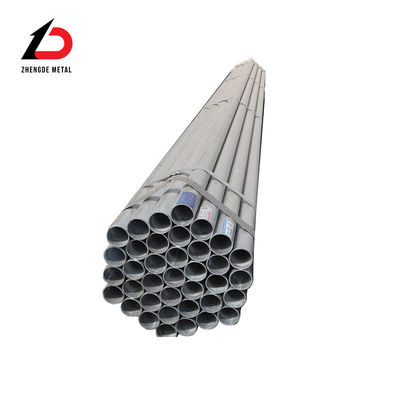 قطر سفارشی 20mm 35mm 40mm 4 اینچ Dx53D + Z Z100 Z275 گرم غوطه ور گرد لوله گالوانیزه لوله گرد گالوانیزه