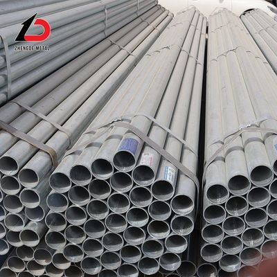 قطر سفارشی 20mm 35mm 40mm 4 اینچ Dx53D + Z Z100 Z275 گرم غوطه ور گرد لوله گالوانیزه لوله گرد گالوانیزه