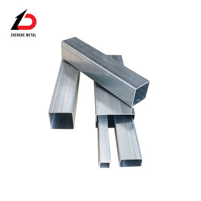اندازه استاندارد اروپایی سفارشی شده 20*20mm 40*40mm 60*60mm 80*80mm لوله / لوله مربع فولاد گالوانیزه