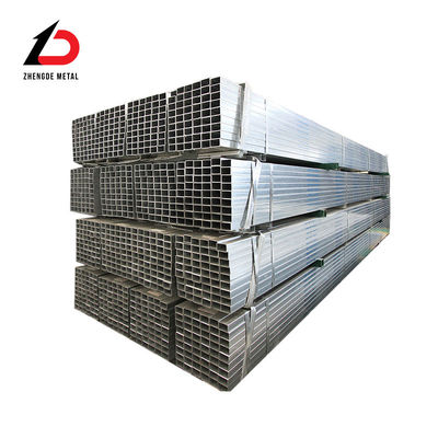 اندازه استاندارد اروپایی سفارشی شده 20*20mm 40*40mm 60*60mm 80*80mm لوله / لوله مربع فولاد گالوانیزه