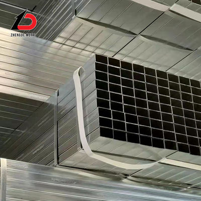 اندازه استاندارد اروپایی سفارشی شده 20*20mm 40*40mm 60*60mm 80*80mm لوله / لوله مربع فولاد گالوانیزه