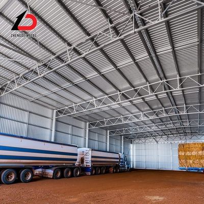 ساختمانی فلزی ساختمانی فولادی ساختاری انبار کارخانه کارگاه OEM
