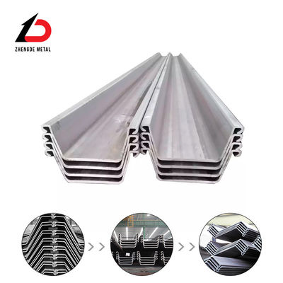 سنگ لوله های همبسته ی صاف AISI Standard Hot Rolled Sheet Pile
