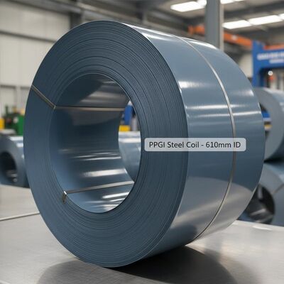 610mm Inner Diameter PPGI Steel Coil Offers Easy Shaping and Superior Corrosion Protection