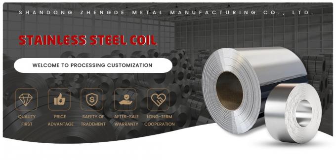 ASTM AISI 201 304 316 430 904L 310S با سطح 2b Ba 0.15-3.0mm ضخامت کویل پولیش شده از فولاد ضد زنگ 0
