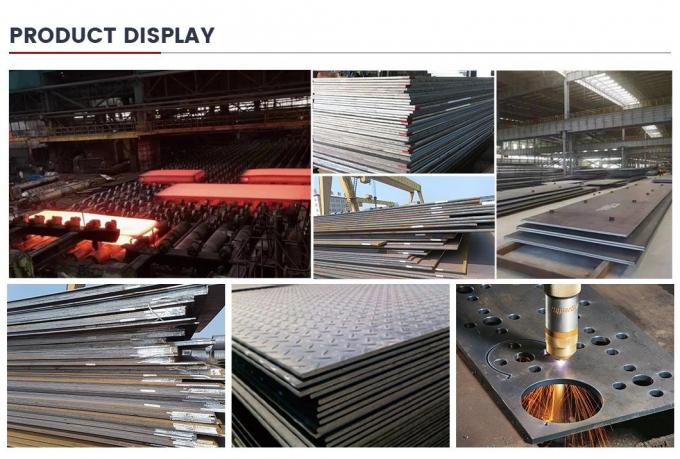 Q235B Ss400 S235jr ASTM A36 St37-2 Q345b S355jr صفحه فولادی گرم رول فولاد صاف بستن بستن بستن قالب ورق فلزی برای ساخت بتن 8