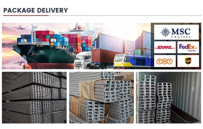 S330 Ss400 فولاد ساختاری H گرم 100*55*5*8.5 120*60*5.5*9 فولاد کانالی Cu سفارشی 10