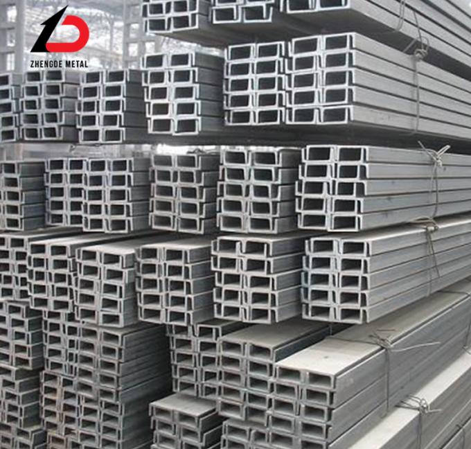 فولاد کربن A36 کانال C با قیمت رقابتی 41X41 41 * 21 فولاد U کانال گالوانیزه داغ DIP 5