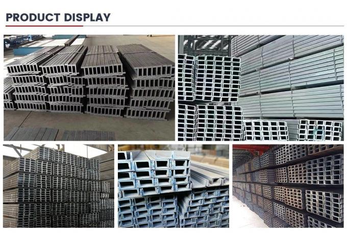 فولاد کربن A36 کانال C با قیمت رقابتی 41X41 41 * 21 فولاد U کانال گالوانیزه داغ DIP 7