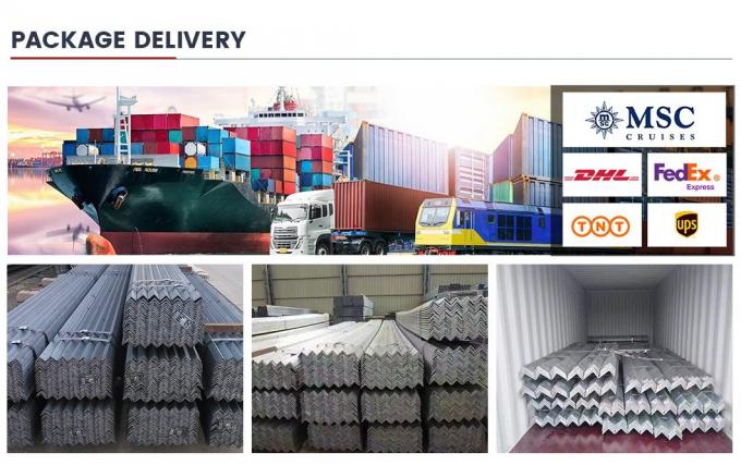 RoHS استیل کربن زاویه ای ASTM A53 A572 S355jr زاویه ای از فولاد گرم 9