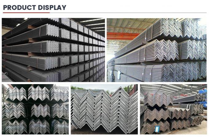 میله زاویه ای از فولاد کربن گرم رول شده ASTM A36 A53 Q235 Q345 طول سفارشی 7