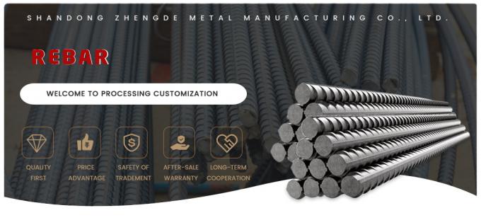 20FT تقویت استیل بار HRB500 Hrb600 10mm Rebar تقویت استیل 0