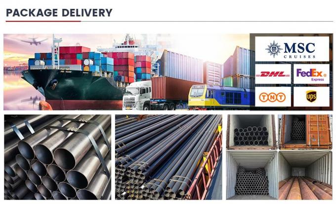 لوله فولادی چسبیده با کربن Q345 API L80 API N80 ERW Efw سیم نوردی داغ رولد ضخیم دیواری برای معدن صنعت شیمیایی 10