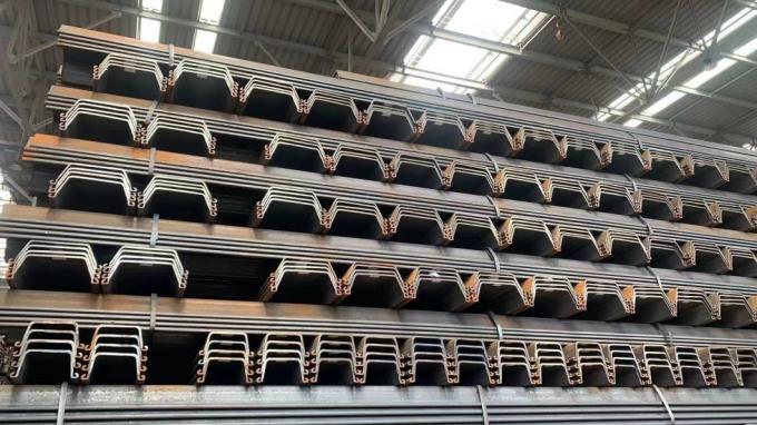سنگ لوله های همبسته ی صاف AISI Standard Hot Rolled Sheet Pile 2