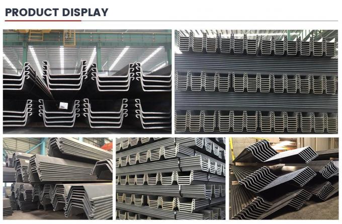 سنگ لوله های همبسته ی صاف AISI Standard Hot Rolled Sheet Pile 7
